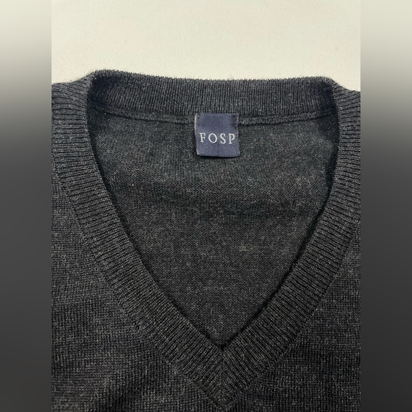 Lot Men’s Cashmere Wool V-neck Sleeveless - Picture 8 of 9